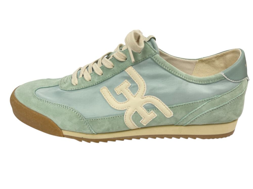 Sam Edelman Ivey Men's Green/White Lace Up Round Toe Athletic Sneakers Shoes 12